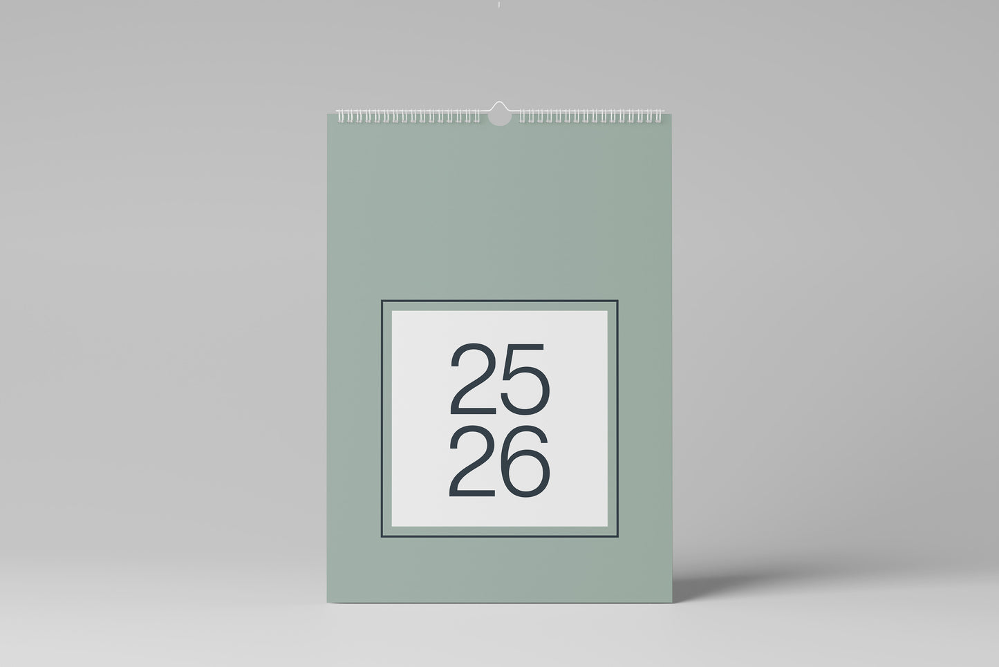Mid Year Wall Calendar 2025 - 2026, Coastal Colours Edition, A3