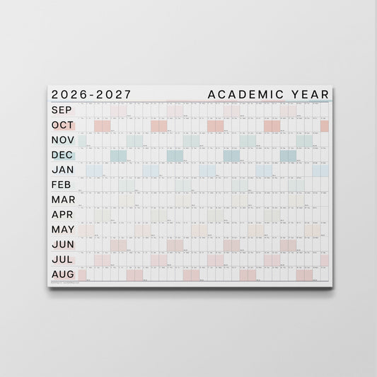 2026-2027 Academic Year Wall Planner, B2 Size