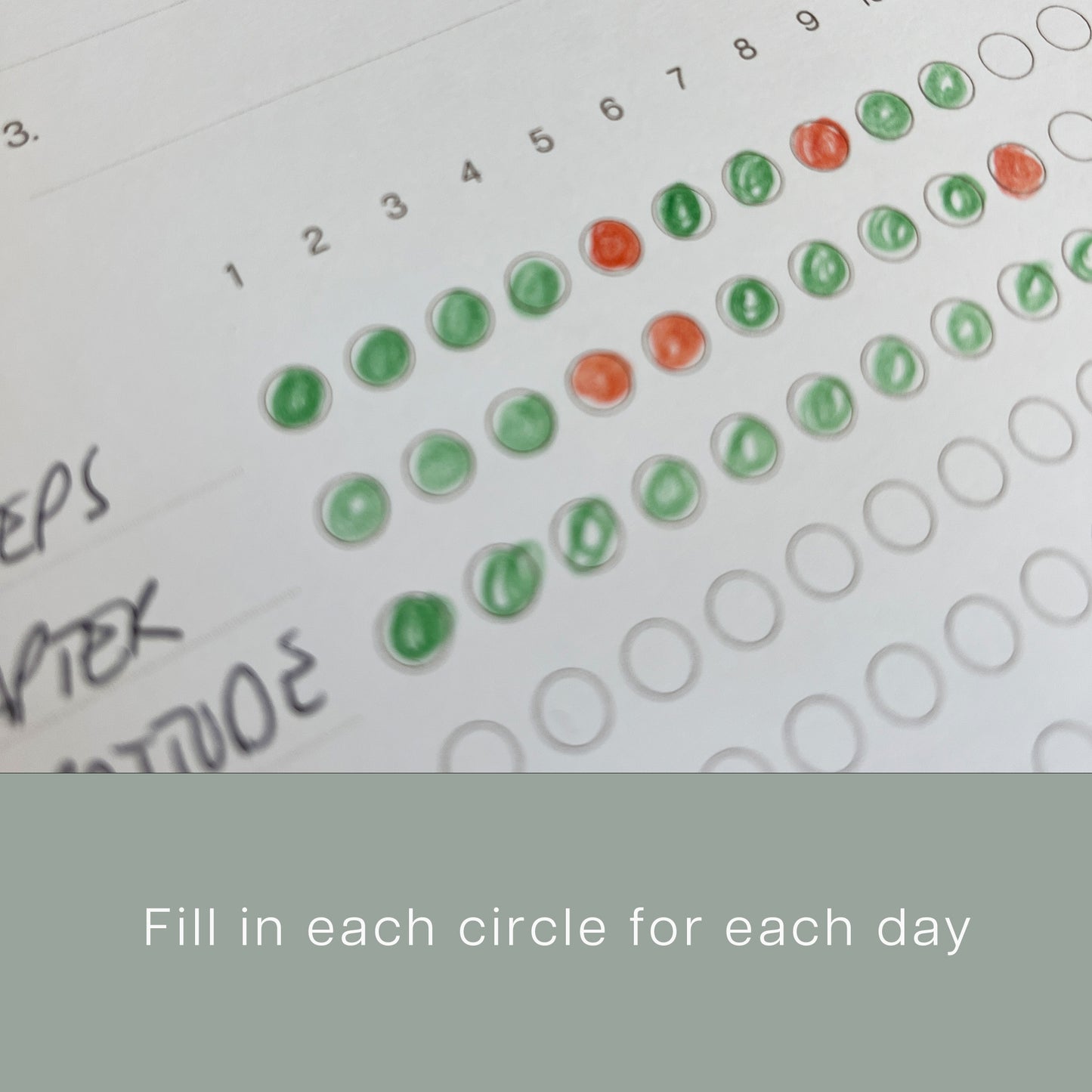 Daily Habit Tracker Notebook - Petal Pink