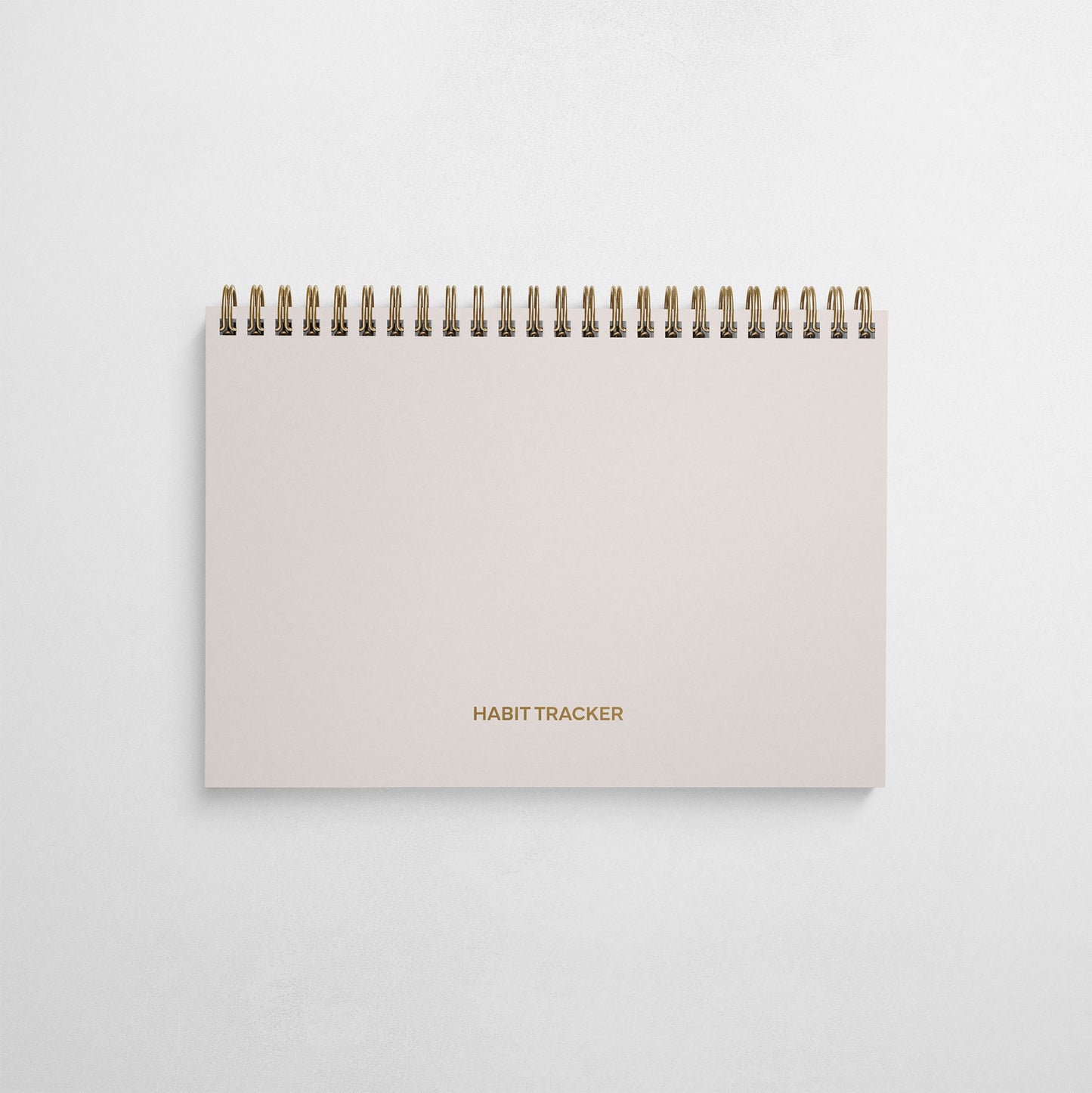 Daily Habit Tracker Notebook - Petal Pink