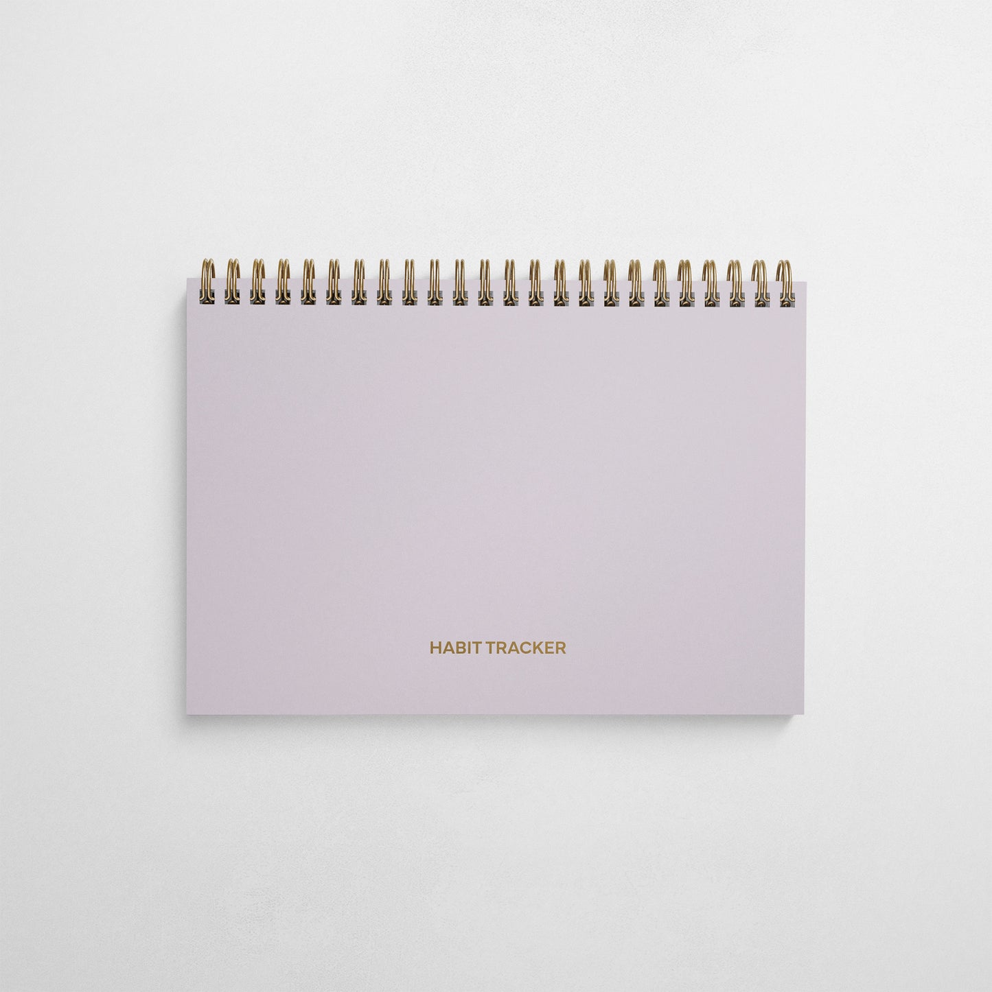 Daily Habit Tracker Notebook - Petal Pink