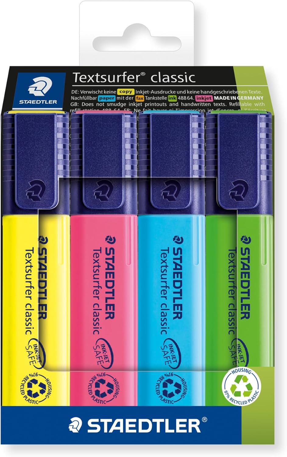 Staedtler Textsurfer Classic Highlighter - Pack of 4