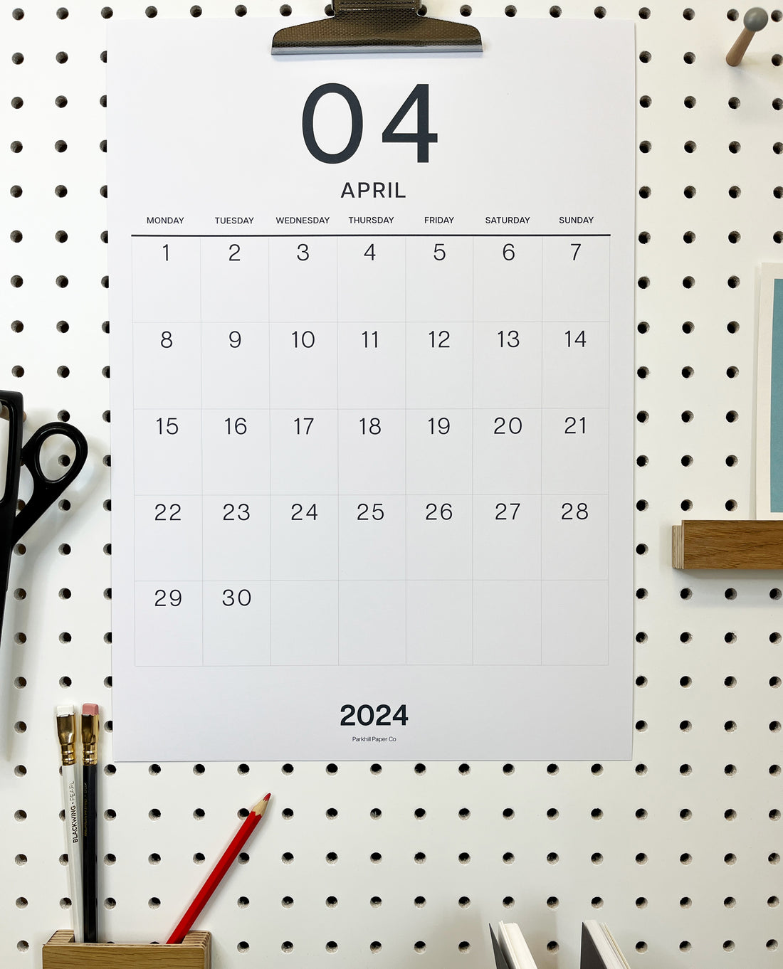 How to Hang Your Calendar Sheets