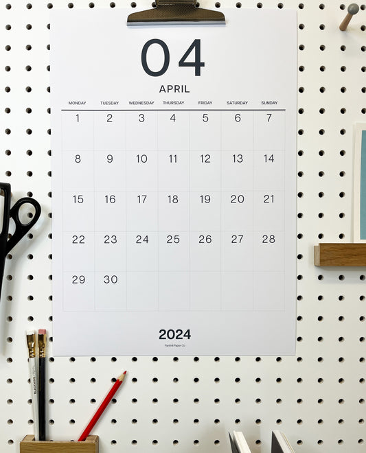 How to Hang Your Calendar Sheets