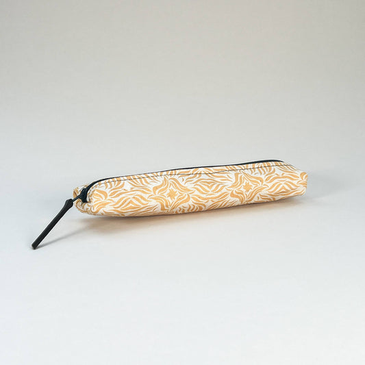Mustard Swishes Slim Pencil Case