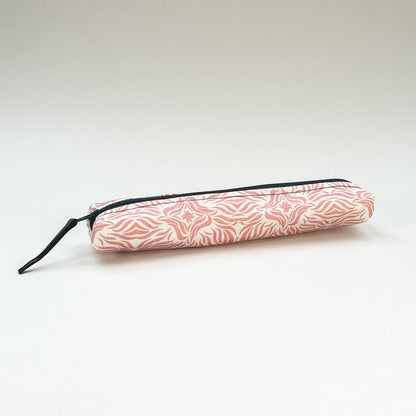 Coral Swishes Slim Pencil Case