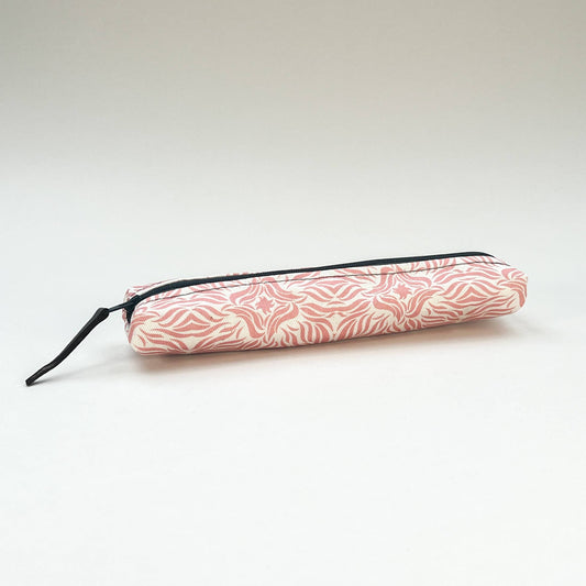 Coral Swishes Slim Pencil Case
