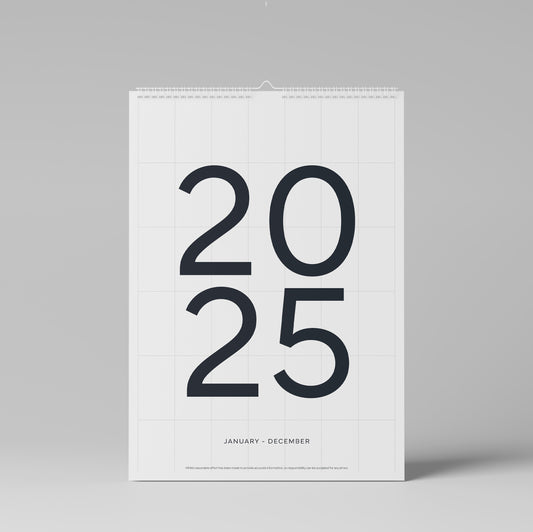 2025 Wall Calendar, A3 Size, Large Numbers