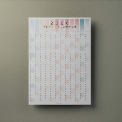 Coast Bundle: Wall Planner and Calendar