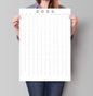 2026 Minimalist Wall Planner