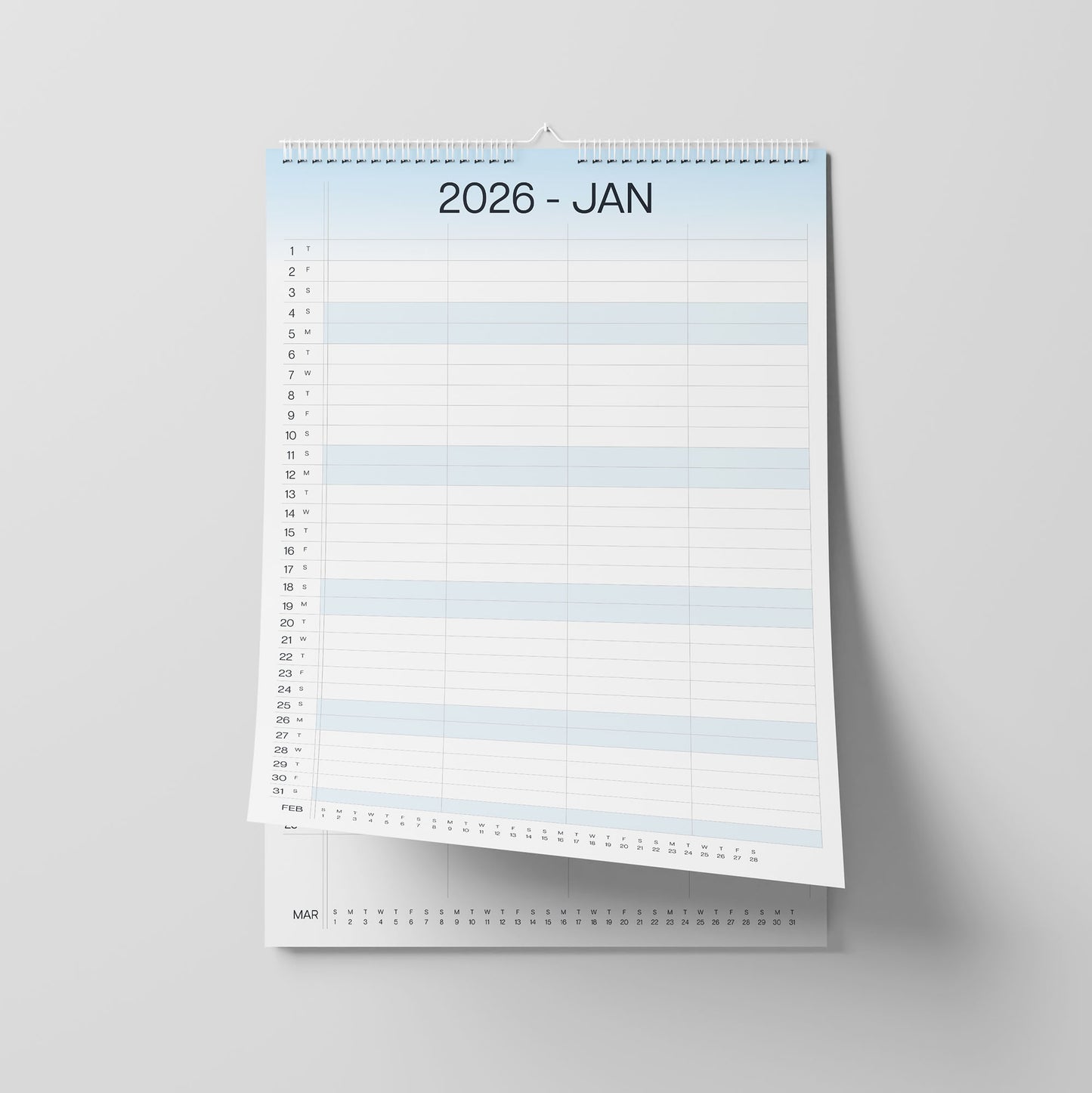 2026 Planning Calendar, A4
