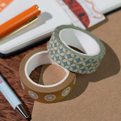 Blue Star Pattern Washi Tape