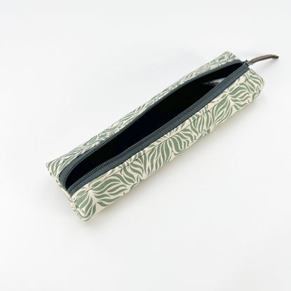 Sage Swishes Slim Pencil Case