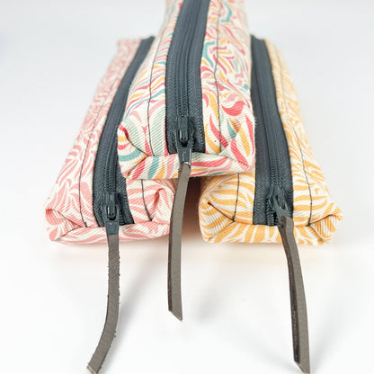 Mustard Swishes Slim Pencil Case