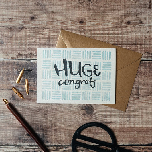 Huge Congrats - Congratulations Card