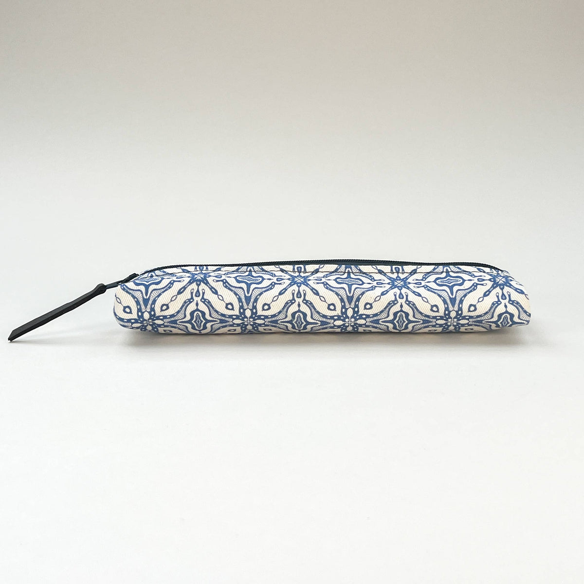 Blue Tile Slim Pencil Case