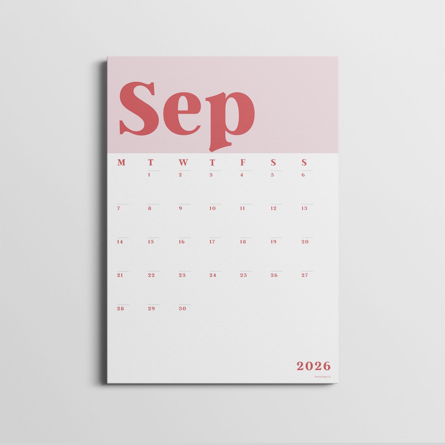 Wall Calendar Sheets, A3 Size, 2026-2027