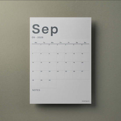2006-2027 Academic Year Calendar Sheets, A3 Size