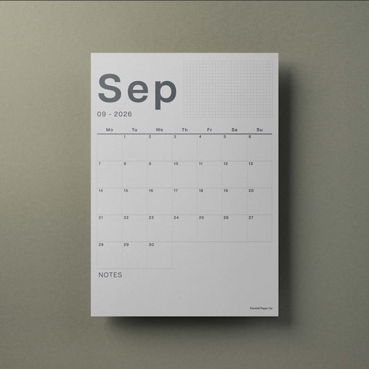 2006-2027 Academic Year Calendar Sheets, A3 Size