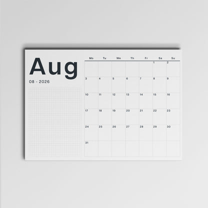 A3 Wall Calendar Sheets, Landscape