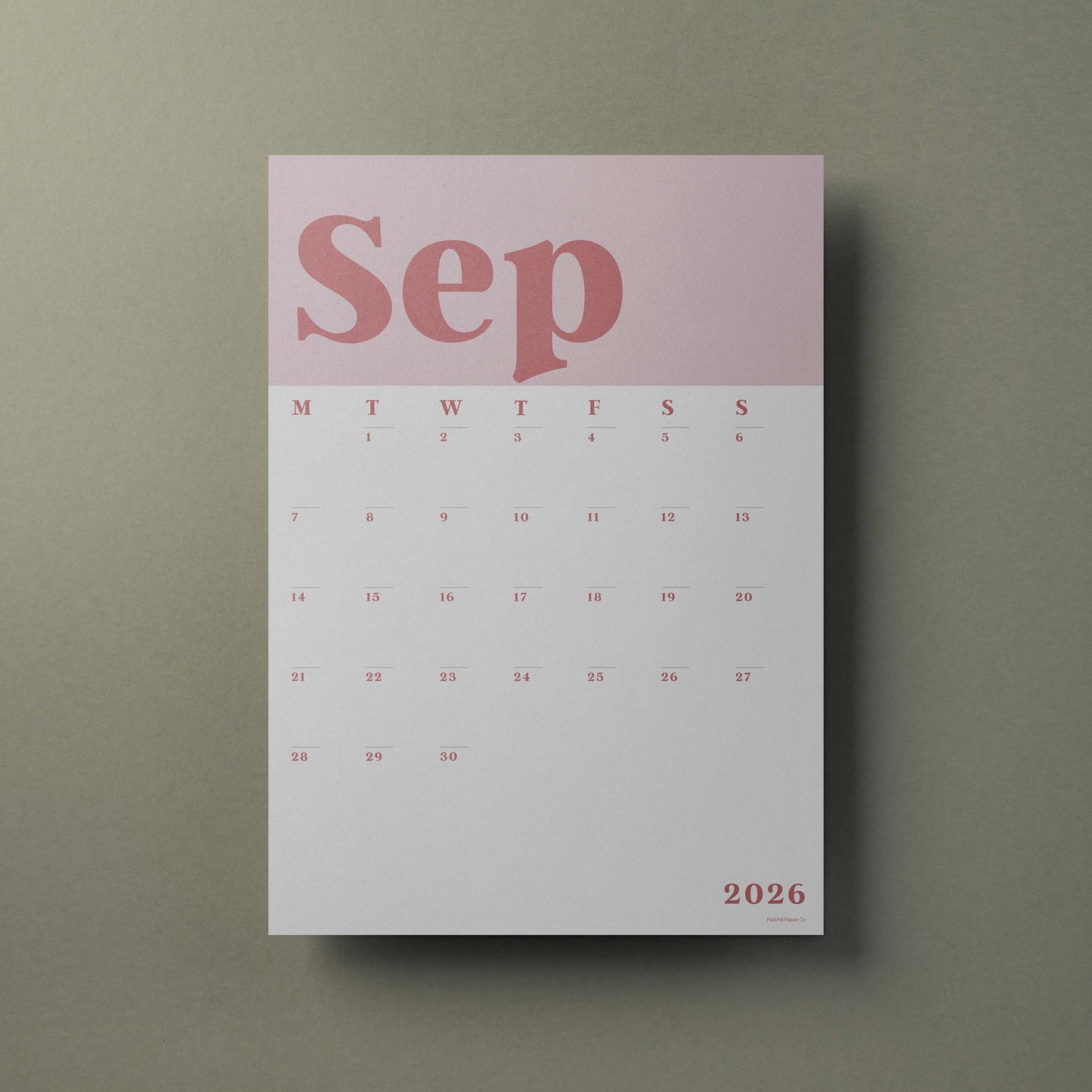 Wall Calendar Sheets, A3 Size, 2026-2027