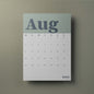 A3 Calendar Sheets – Classic Green, Monthly Planner 2025–2026, Individual Pages