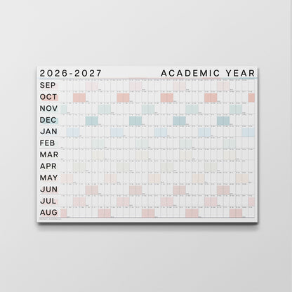 2026-2027 Academic Year Wall Planner, B2 Size