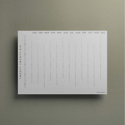 2026 Large Wall Planner, Minimalist Design