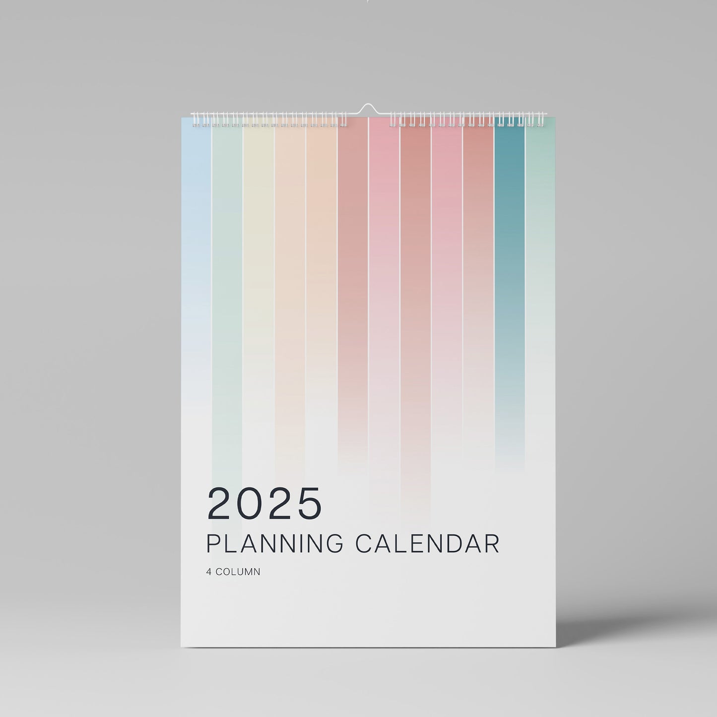 2025 A3 Planning Calendar, Ideal for Families