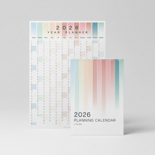 Coast Bundle: Wall Planner and Calendar