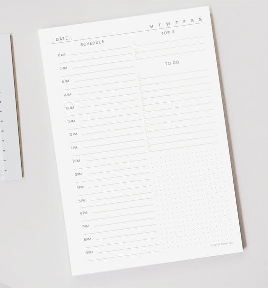 Daily Planner Notepad