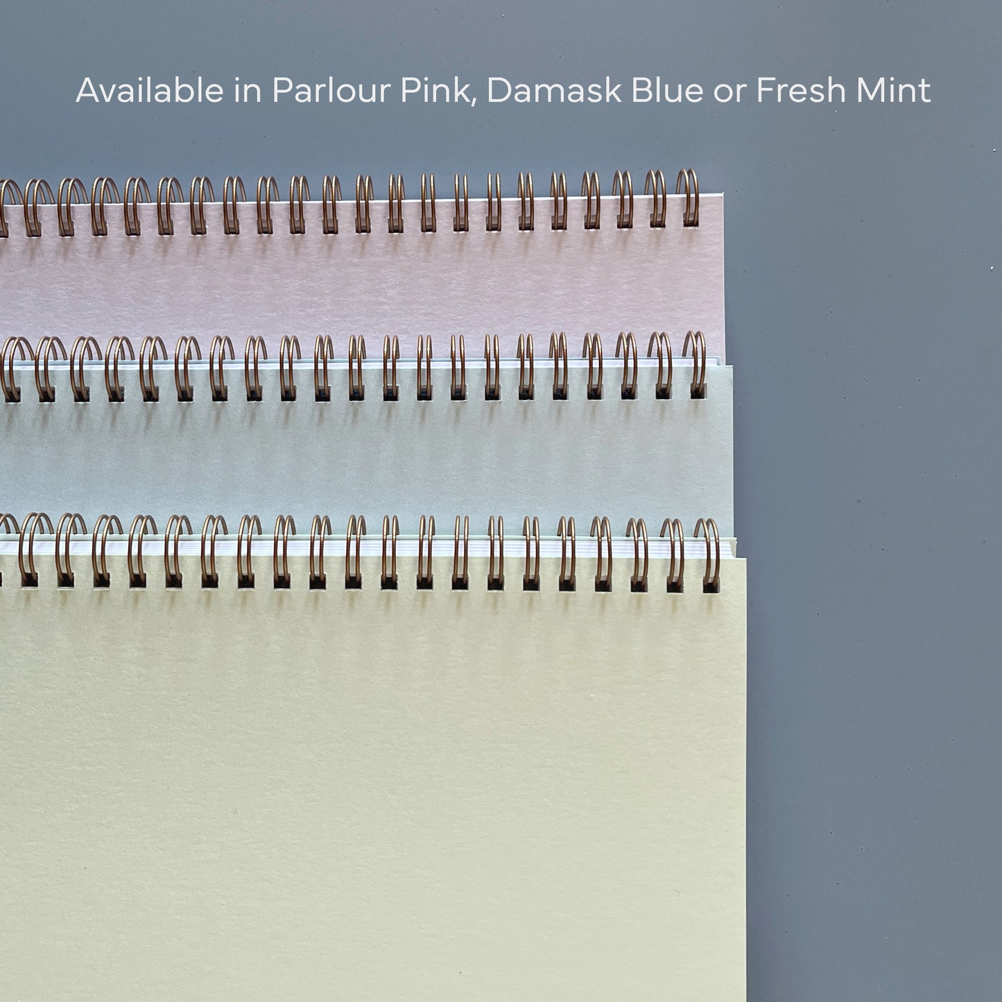 Daily Planner Spiral Bound Notebook, Fresh Mint Colour Cover