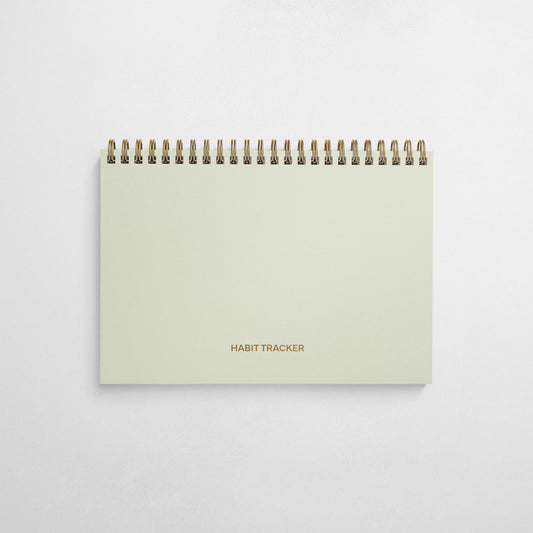 Daily Habit Tracker Notebook - Fresh Mint
