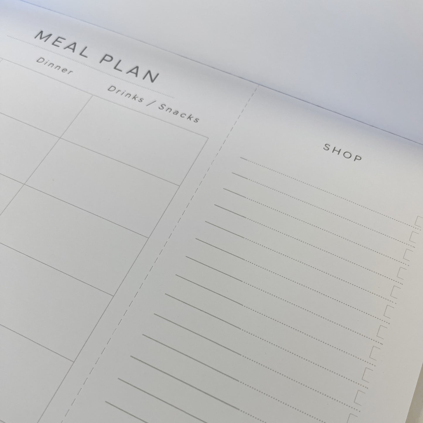 Meal Planner & Shopping List