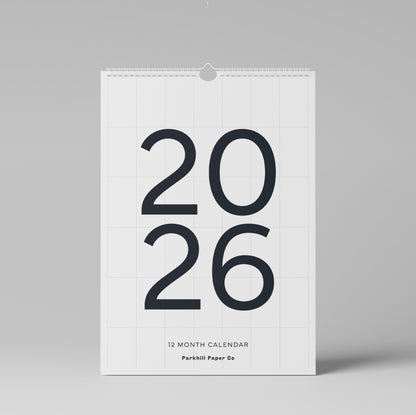 Mono Bundle: Wall Planner and Large Numbers Calendar