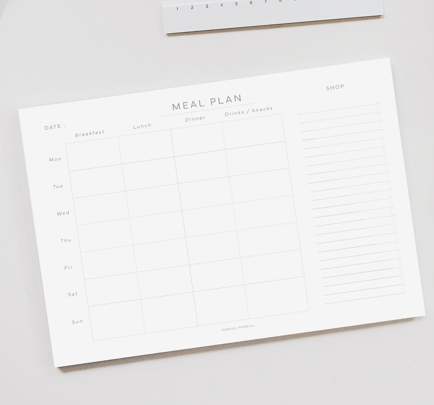 Meal Planner & Shopping List