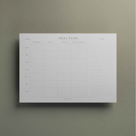 Meal Planner & Shopping List