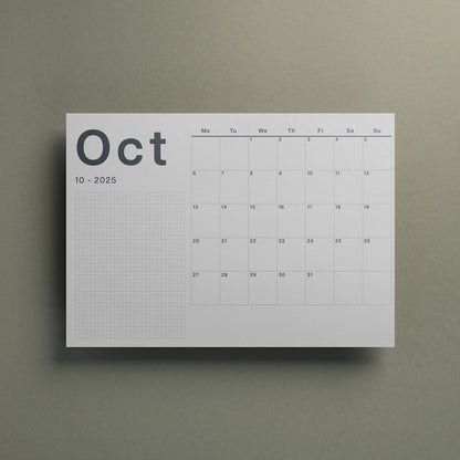 A3 Wall Calendar Sheets, Landscape