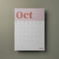 Wall Calendar Sheets, A3 Size, Pink 2025-2026