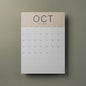 A3 Calendar Sheets – Coastal Colours, Monthly Planner, 2025–2026, Individual Pages