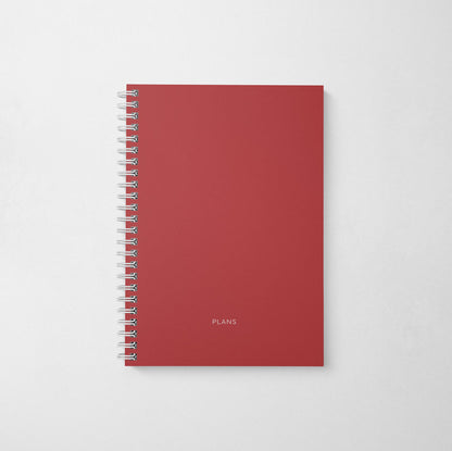 Plans, Weekly Planner Journal, Desk Planner Notebook, Undated Diary, 2025 Planner, A5 Notebook