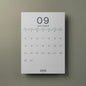 A3 Calendar Sheets, Large Numbers, Monthly Planner, Monday Start