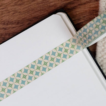 Blue Star Pattern Washi Tape