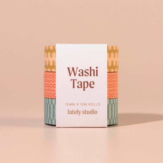 Colour Daydream Washi Tape Set, 3 pack