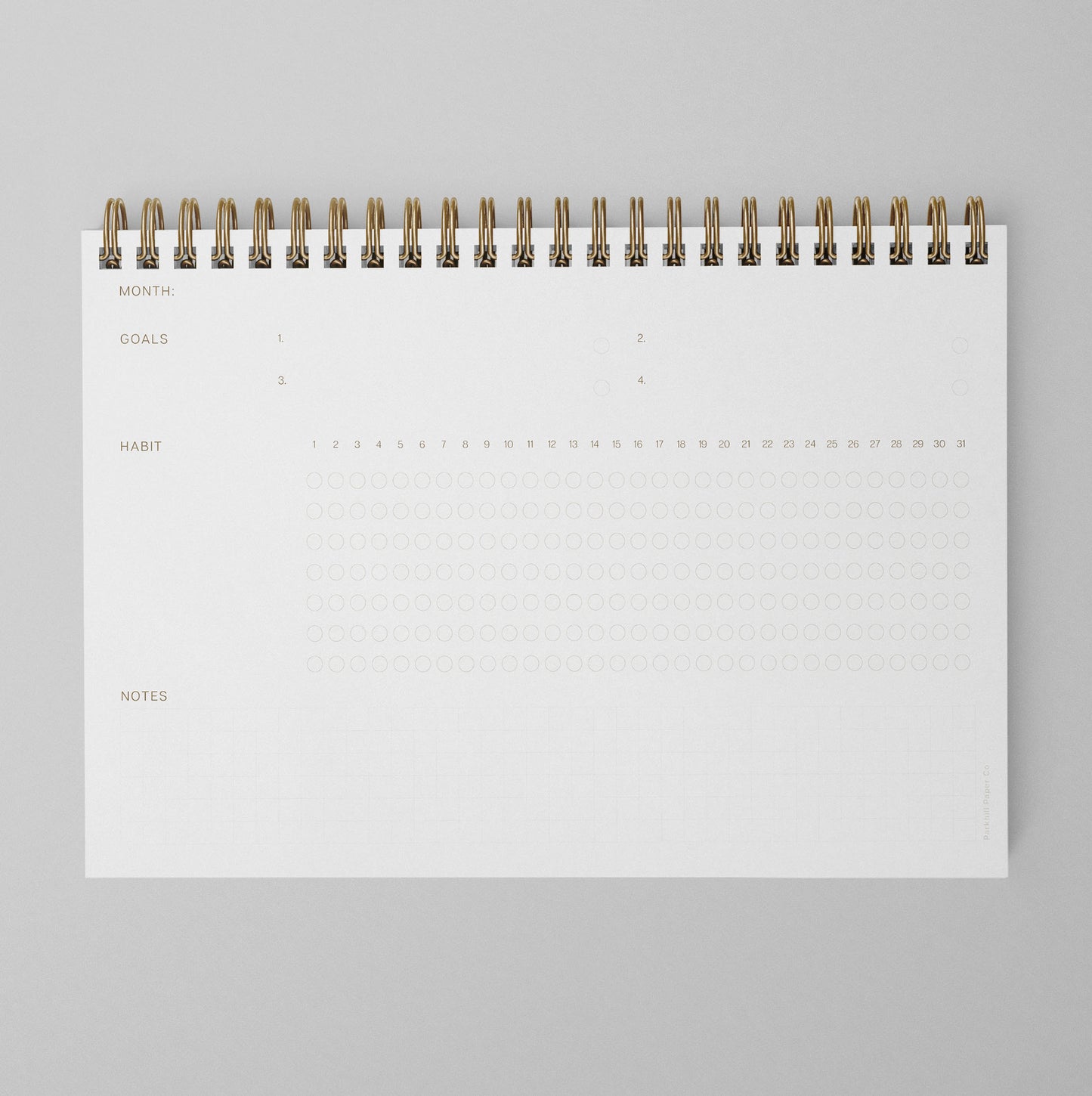 2025 Daily Habit Tracker Notebook